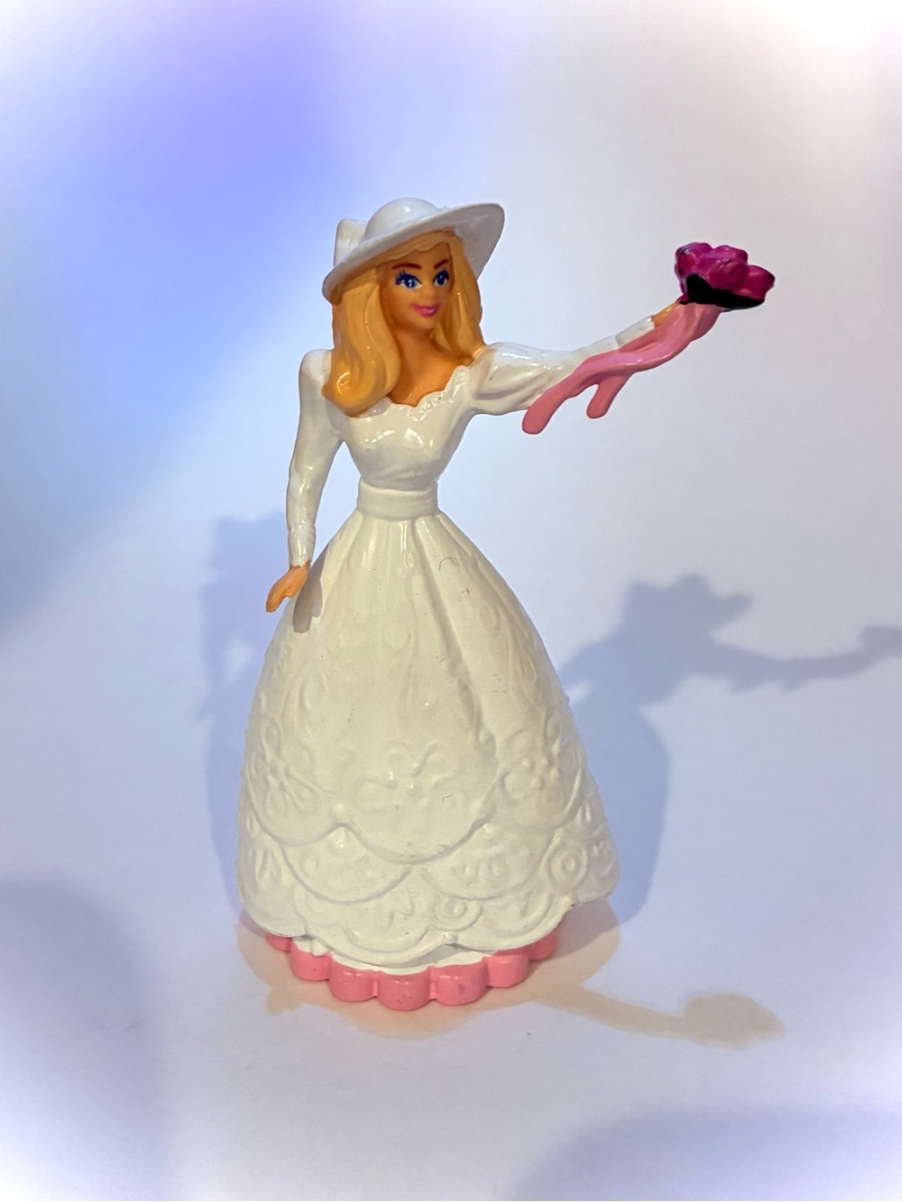 Vintage Barbie Bride Figure, PVC, by Applause, 1990